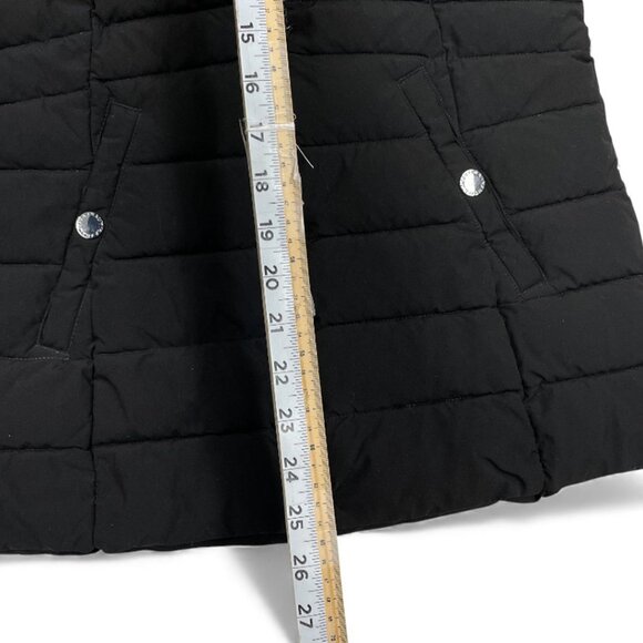 Nautica Black Hooded Puffer Removable Hood Winter Coat Jacket Women's XS - Picture 6 of 9
